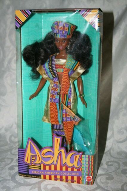 1994 Mattel Barbie Doll Asha African American Special Edition 12676