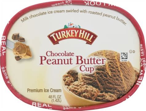 Turkey Hill Chocolate Peanut Butter Cup Ice Cream 48 Fl Oz Kroger
