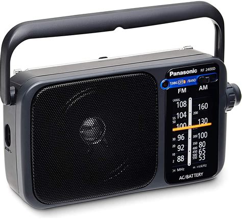 Panasonic Rf 2400d Ebk Fmam Portable Radio In Black G Craggs Ltd