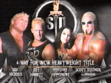 Wcw Sin 2001 Wcw World Heavyweight Championship Match Sid Vs Jeff Jarrett Vs Scott Steiner