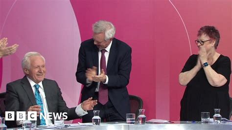 David Dimblebys Famous Moments From 25 Years Of Question Time Bbc News