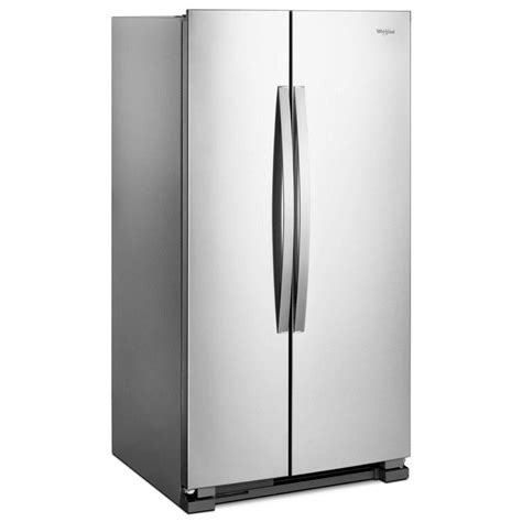 36 Inch Wide Side By Side Non Dispenser Refrigerator 25 Cuft
