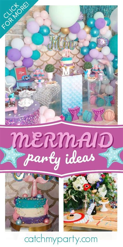 Mermaid Birthday Mia Alejandra S Mermaid Birthday Party Catch My