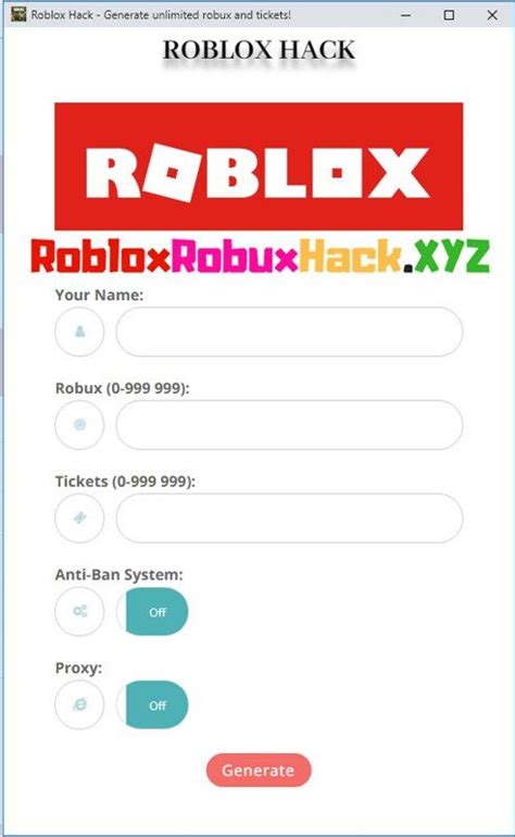 The Roblox Roblux Hack Screen Is Open And Ready To Be Used