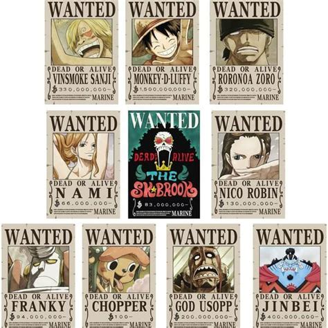 Jual Order Poster Bounty Mugiwara Pirate Anime One Piece Jc 1005 Di