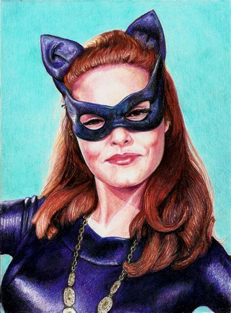 Julie Newmar By Pevansy On Deviantart Catwoman Batgirl Julie Newmar