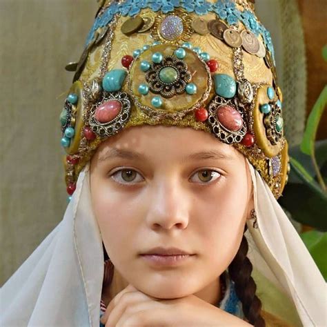 Tatar Girl Tatarstan Girl Festival Captain Hat Women