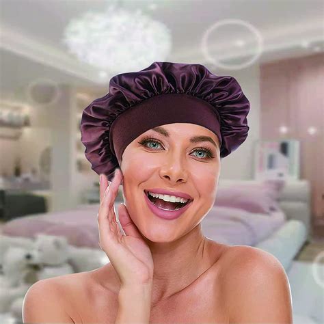 Silk Bonnet Satin Bonnethair Bonnets For Curly Hair Sleeping For