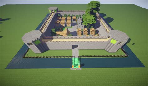 Walled Village Minecraft Map