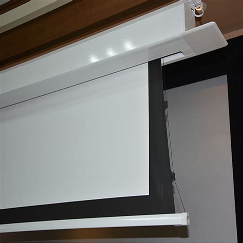 On the other hand, it also allows for permanently mounting a projection screen if creating a home theatre screening room. 16:9 150 Inch Ceiling Recessed Mounted Tab Tension ...