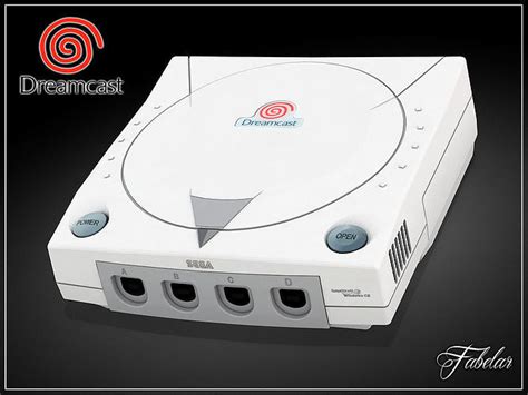 sega dreamcast 3d model cgtrader