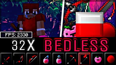 Bedless Noobs 15k 32x Mcpe Pvp Texture Pack Fps