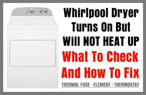 Why Is My Whirlpool Cabrio Dryer Not Starting Sharen Funderburk