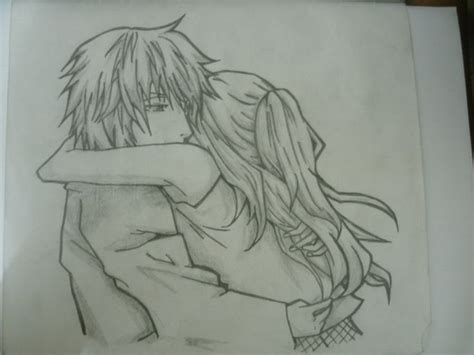 Chibi Anime Couple Sketch