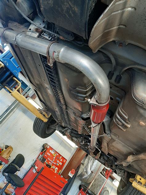 Customers Custom Side Exit Exhaust 7 Clamps No Welds A Chain And