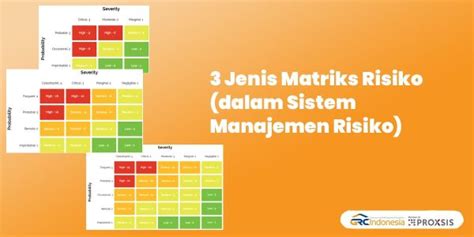 Jenis Matriks Risiko Dalam Sistem Manajemen Risiko Free Diskusi