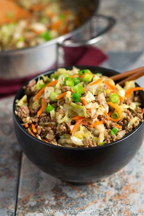 What are egg rolls made out of. Egg Roll in a Bowl {Crack Slaw} - paleo, low-carb, AIP ...