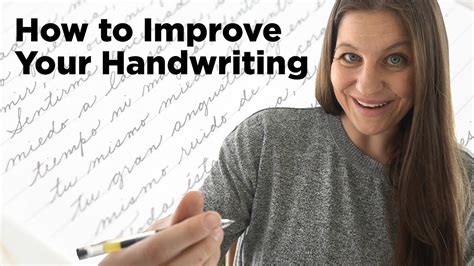 How To Improve Your Handwriting Youtube