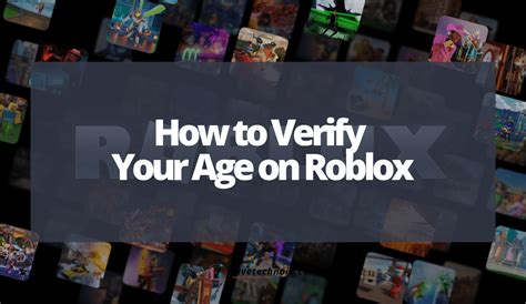 How To Verify Your Age On Roblox