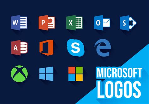 Bộ Sưu Tập Những Logos Microsoft để Thể Hiện Danh Tiếng Của Công Ty