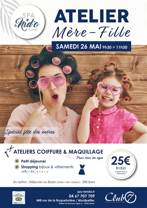 atelier mère fille spécial fête des mères institut de beauté et spa montpellier