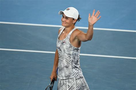 At The Australian Open Ashleigh Barty Continues Her Exhilarating Run To The Final Vogue