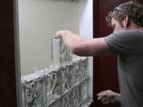 How To Install A Glass Block Wall Hgtv