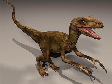 Velocisaurus Dinosaur 3d Model 3ds Max Files Free Download Cadnav