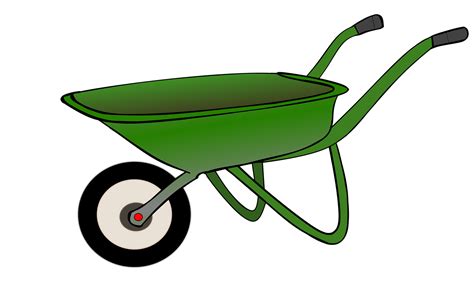 Wheelbarrow Cart Work Garden Png Picpng