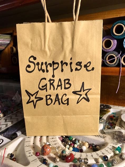Surprise Grab Bag Jewelry Making Supplies Beads Gemstones Pendants