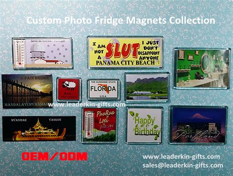 Custom Fridge Magnet Photo Frame Wholesale Blank Fridge Magnets