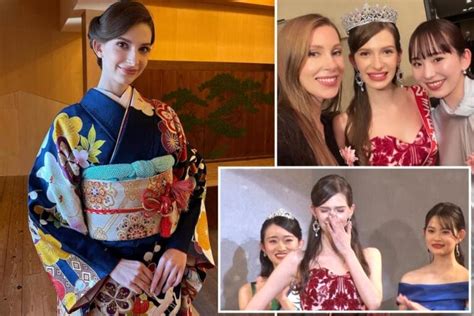 Ukrainian Born Model Crowned Miss Japan But Critics Question Whether