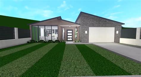 Modern One Story House Plans Bloxburg