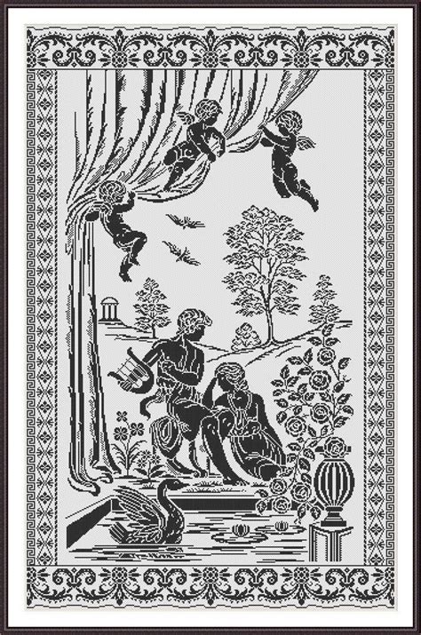 Who is the best expert for cross stitch? Antique Scene 6 Monochrome Counted Cross Stich Pattern PDF ...