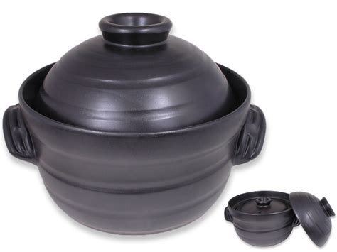 Sometimes last month, i shared a video blog with you about my journey to become a chef. Large Matte Black Japanese Clay Rice Pot