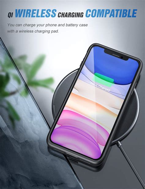 Zerolemon Iphone 11 Pro Max Battery Case Wireless Charge Headphone