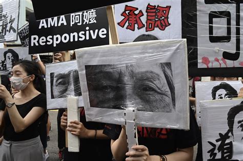 victims of japan s wartime sex slavery hold rallies in manila taipei [photos]