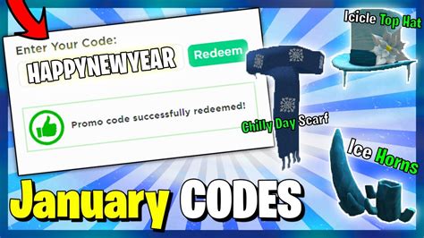 *January Codes* ALL NEW PROMO CODES in ROBLOX !!? (2021) - YouTube