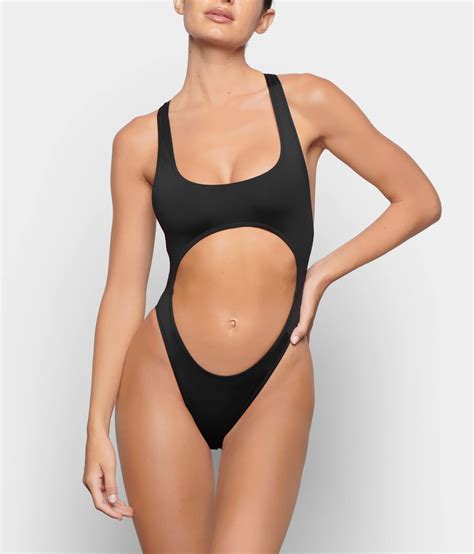 Skims Dropped A Swimwear Collection And It S Giving Bathing Suit Shapewear
