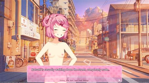 rule 34 1girls accurate art style bikes breasts car closed eyes confidently naked ddlc text