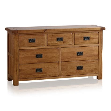 Original Rustic Solid Oak 34 Chest Of Drawers Oak Furniture Store