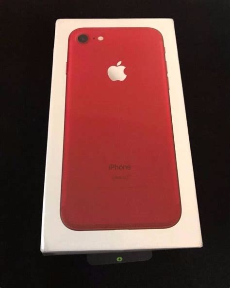 Brand New Box Apple Iphone 7 Plus Productred 256gb Vodafone