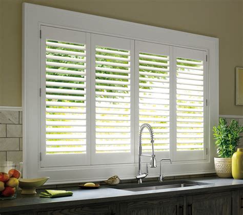 While that may not mean much to us up here do you feel more informed about your options for hunter douglas plantation shutters? Kitchen Sink Hunter Douglas Plantation Shutters ...