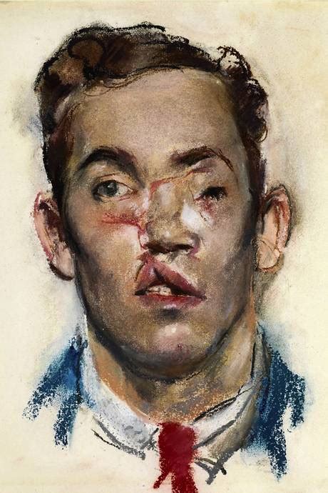 National Portrait Gallery Soldier With Facial Wounds Henry Tonks