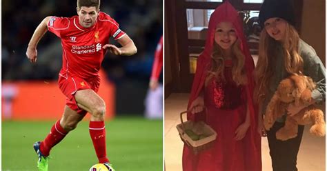 LFC Star Steven Gerrard Shares Picture Of His Girls On World Book Day But Can You Guess Who