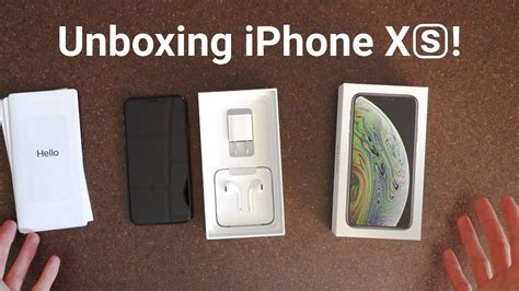 Unboxing Iphone Xs Whats Included Youtube