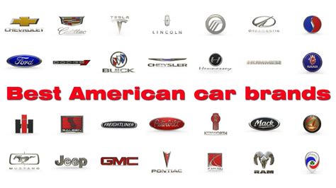 All American Car Brands Logos Best Design Idea