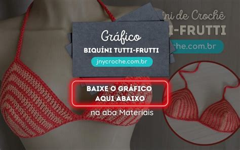 GrÁfico BiquÍni De CrochÊ Tutti Frutti Archives Jny Crochê