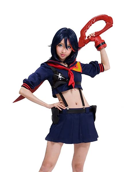 Hot Sale Kill La Kill Ryuko Matoi Japanese Anime Party Cosplay Costume Women Girls Short Dress