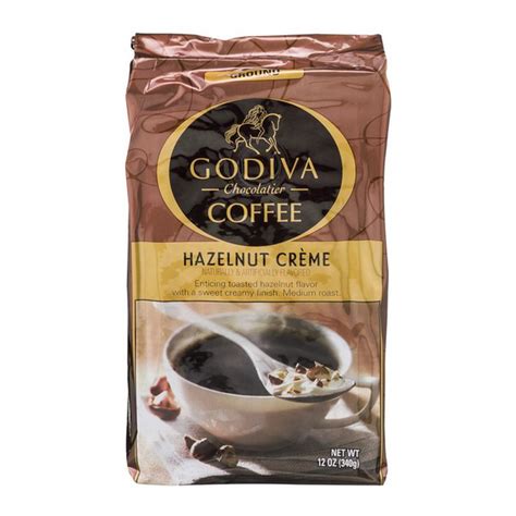 Godiva Chocolatier Hazelnut Creme Ground Coffee Oz Instacart
